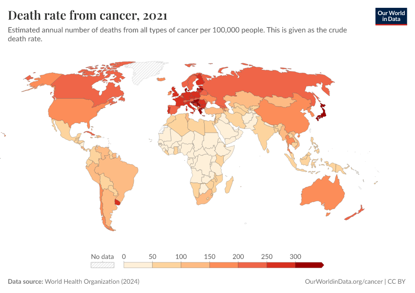 A thumbnail of the "Death rate from cancer" chart