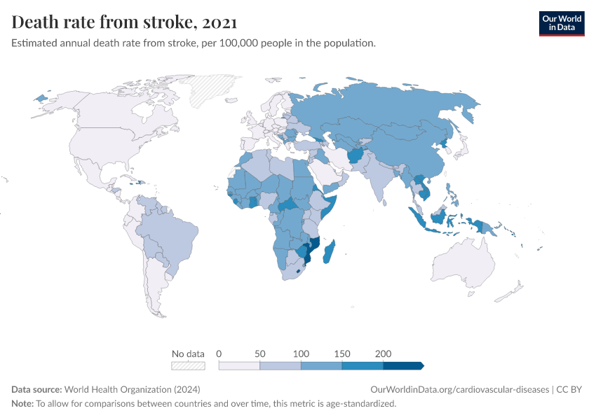 A thumbnail of the "Death rate from stroke" chart