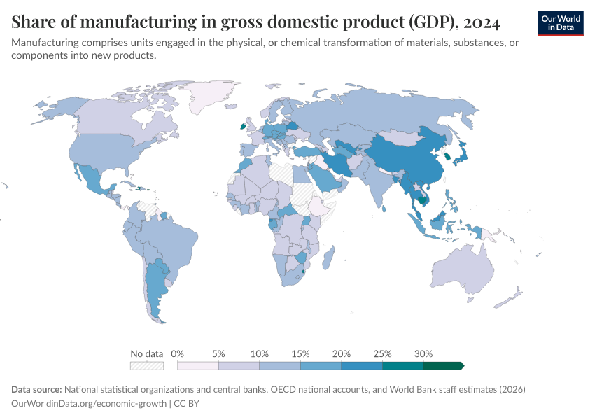 A thumbnail of the "Share of manufacturing in gross domestic product (GDP)" chart