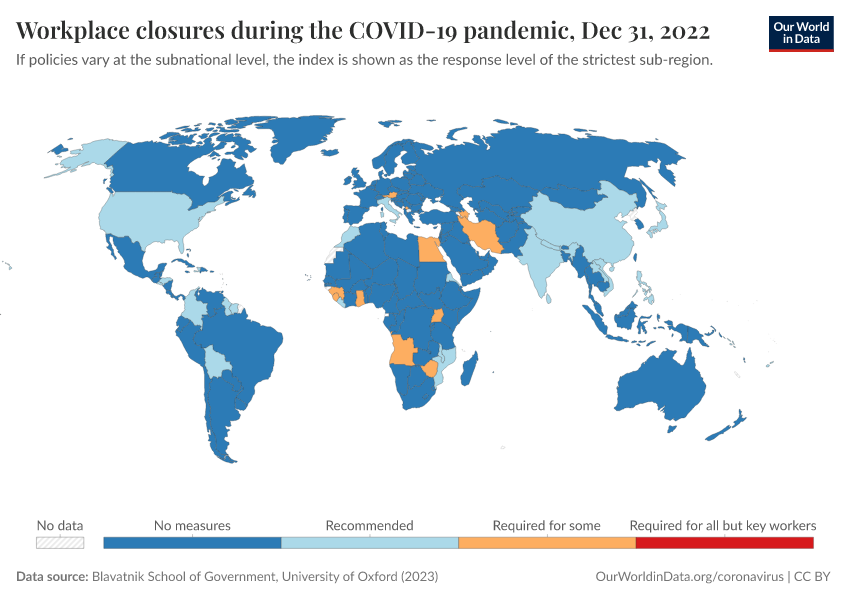 A thumbnail of the "Workplace closures during the COVID-19 pandemic" chart